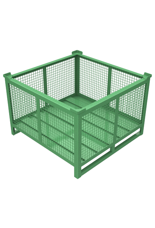 Industrial Storage Bin & Pallet
